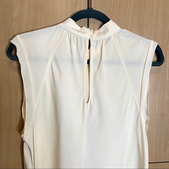 Moschino cheapandchic ivory silk sleeveless top - Picture 6 of 9